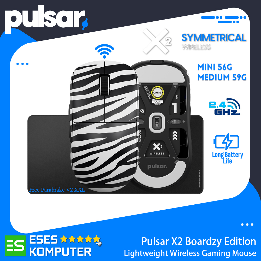 Mouse Pulsar X2 / X2 Mini Wireless Boardzy Edition | Mouse Gaming