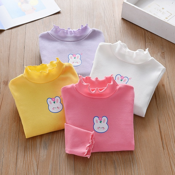 VS - TURTLE NECK ANAK BUNNY LOV / ATASAN TOP ANAK PEREMPUAN USIA 1-5 TAHUN