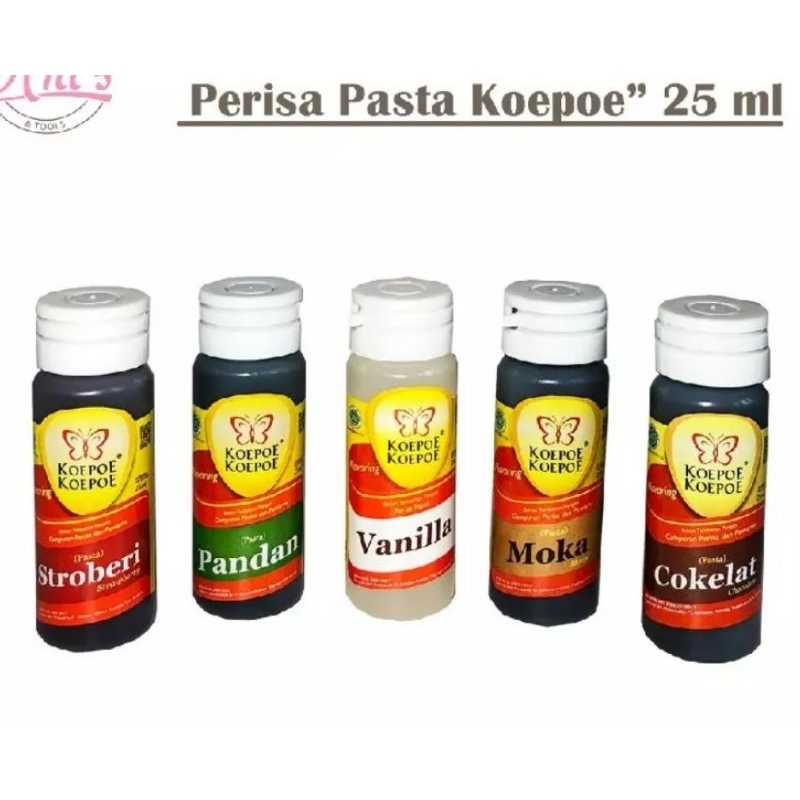 Perisa pasta koepoe 25ml / Perasa Makanan / Penguat Aroma Makanan Kupu 25ml