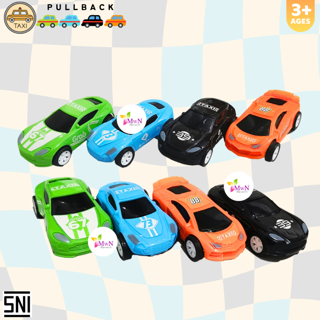 MWN.TOYS Mobil TAXI 4 pcs No.B 4321 RKC