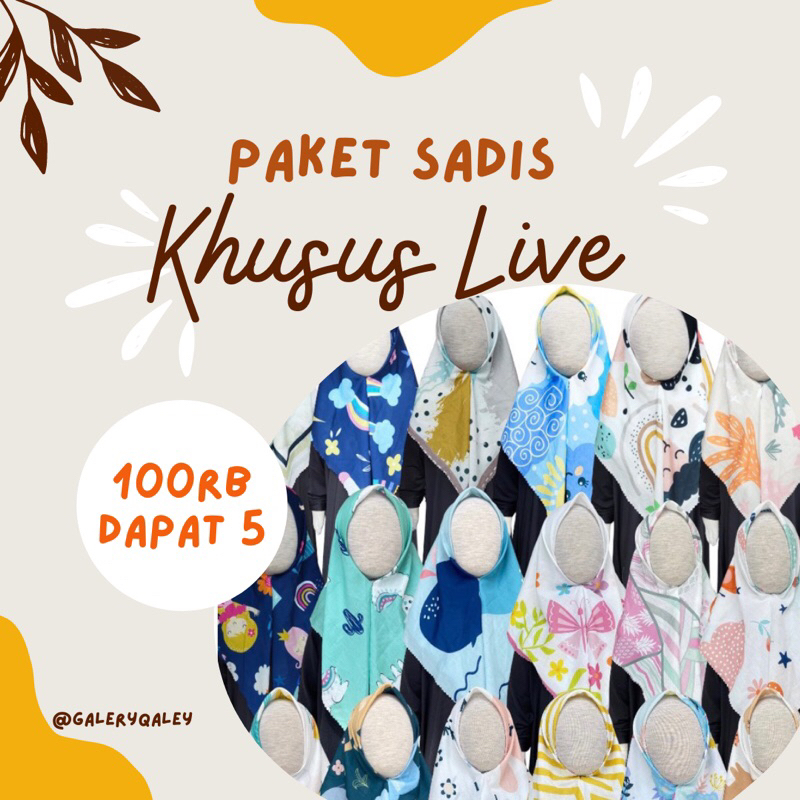 KHUSUS LIVE PAKET SADIS VOAL PRINTING ANAK