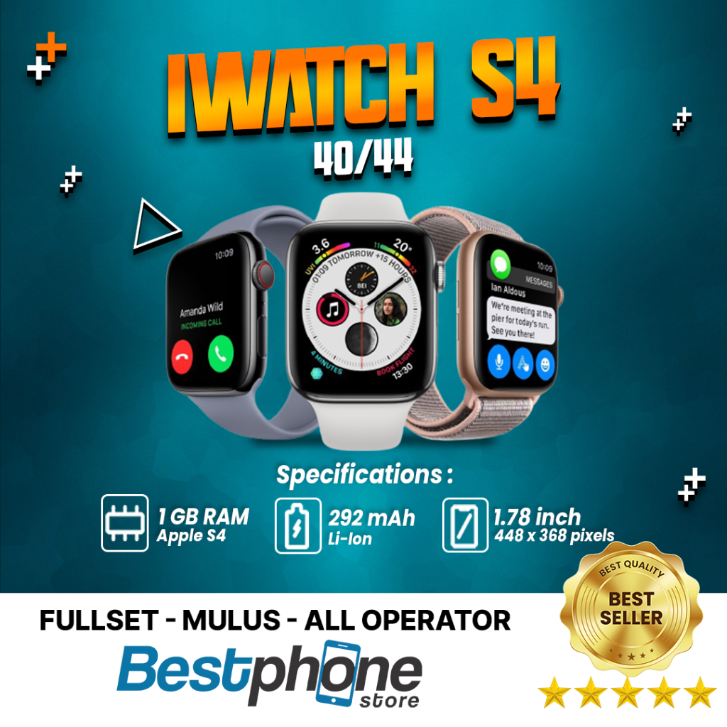 Apple Watch Series 4 40mm | 44mm Second Orginal Terawat Fullset