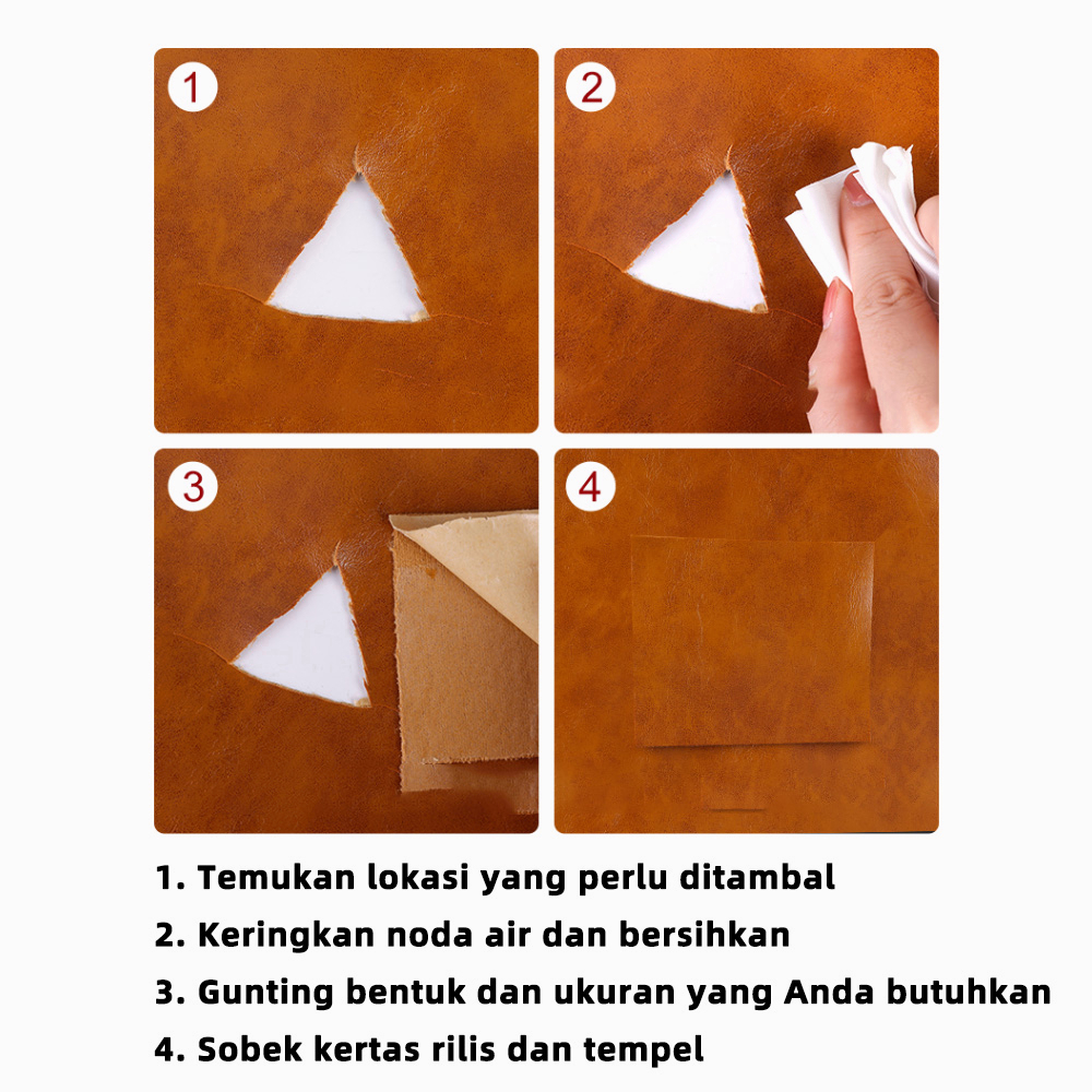 【Kulit Wax】Jual Sticker Kulit PU | Leather Sticker Cover Perbaikan kulit yang rusak/kulit sofa yang terbuat dari kulit/kursi tas yang berlubang/Stiker kulit PU | Shopee Indonesia