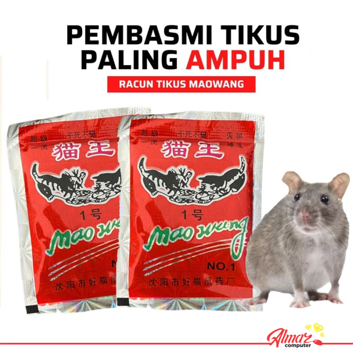 Obat pembasmi Racun Tikus Maowang Beras Merah Paling Ampuh