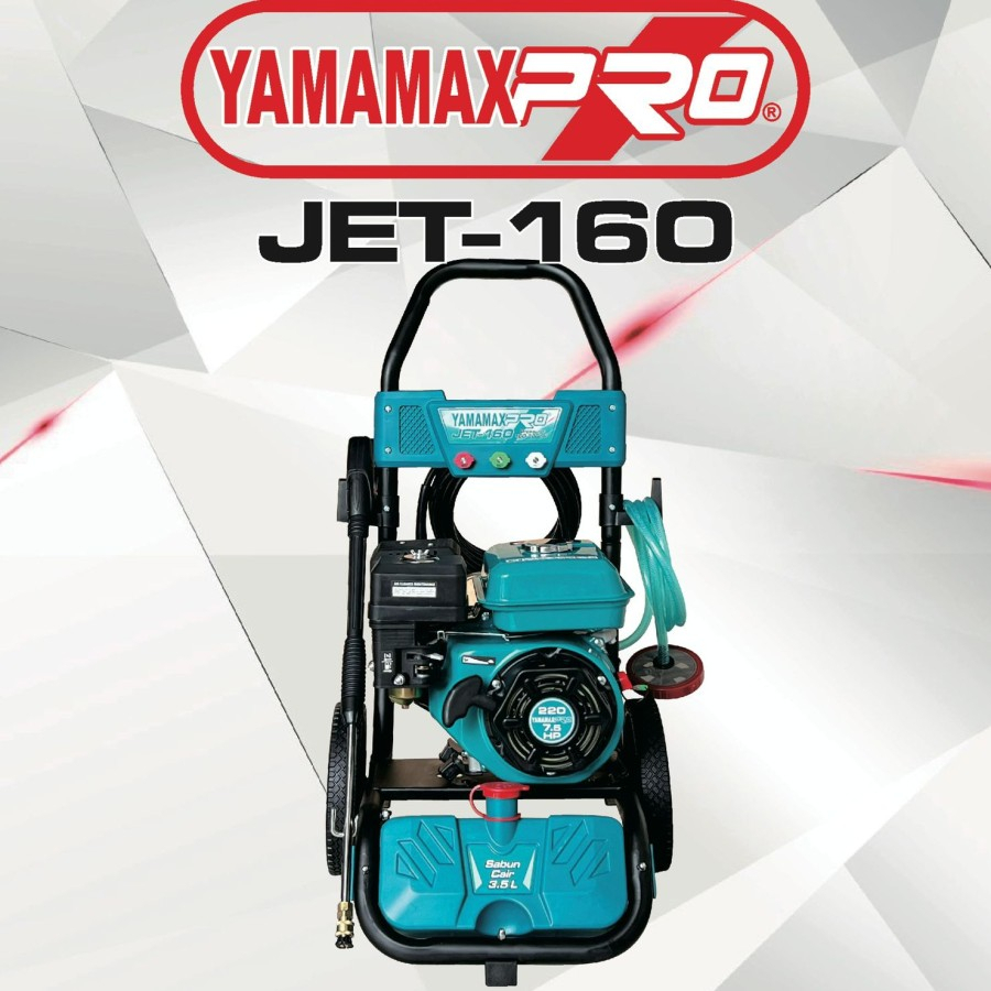 YAMAMAX Jet Cleaner Engine Pro Jet 160 High Pressure Washer 200 Bar