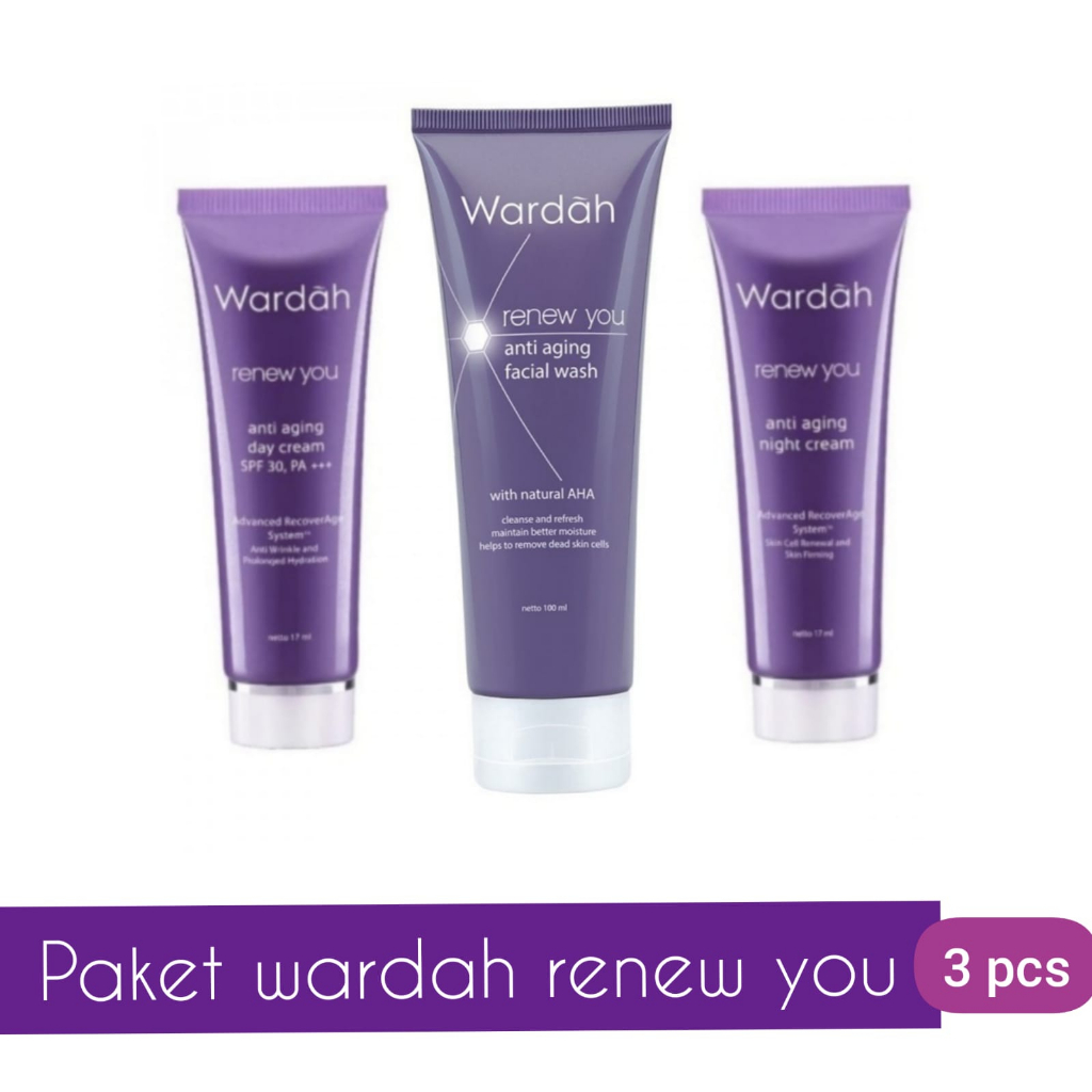 Iva Beauty Paket Wardah Renew You Paket Anti Aging Wardah Original