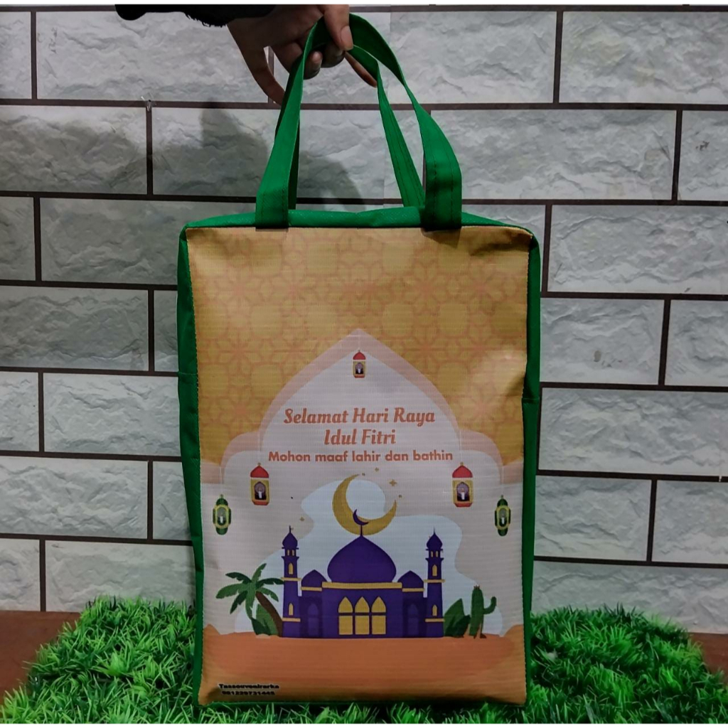 TAS PARCEL LEBARAN / HAMPERS LEBARAN / TAS RESLETING BANER