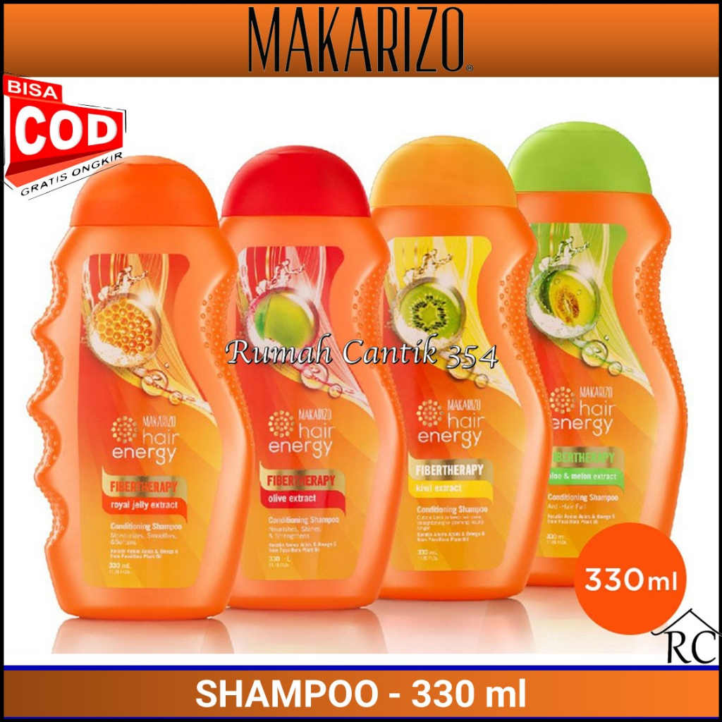 Makarizo Shampoo 330ml Tersedia 4 varian