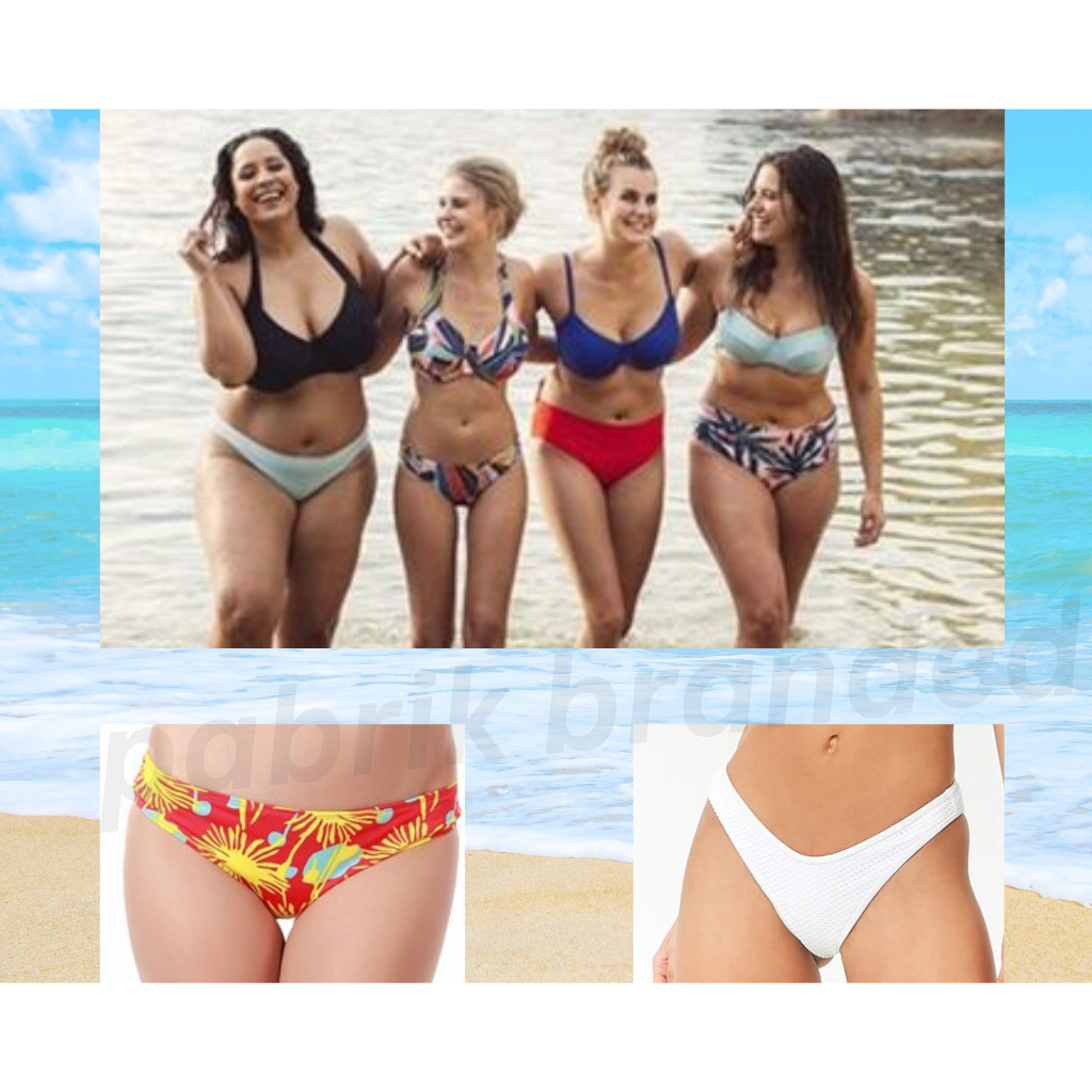 pabrik branded swimwear bikini top bottom baju celana rok renang wanita girl perempuan atasan sexy s