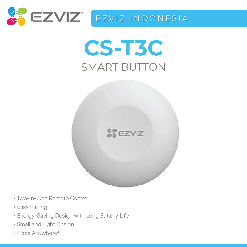 EZVIZ T3C SMART BUTTON SENSOR CONTROL AND EMERGENCY BUTTON FOR EZVIZ