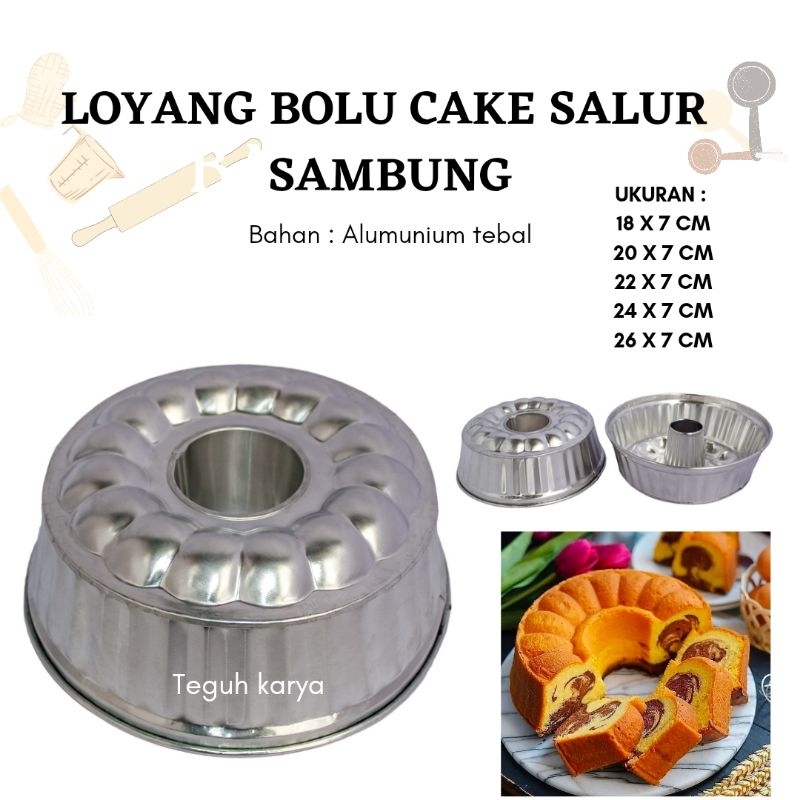 LOYANG BOLU MARMER CAKE  SALUR SAMBUNG LOYANG MARMER