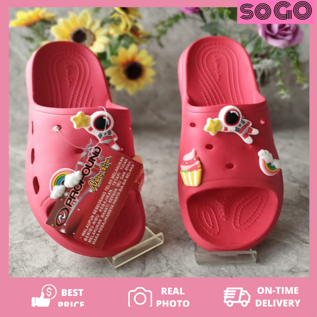 sogo NEW ERA TK TG E 49058 SANDAL KARET ANAK NEW ERA SLOP 100% ORIGINAL