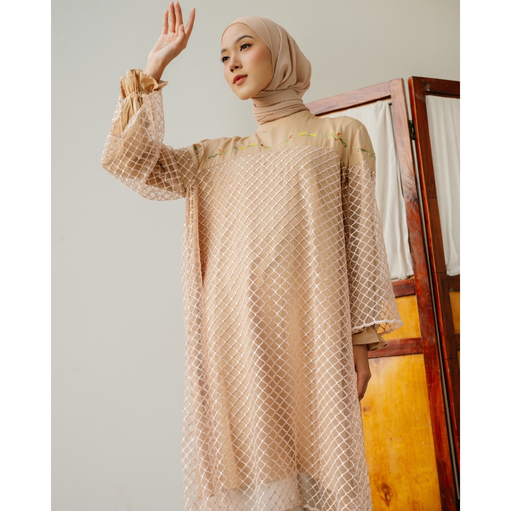 Myrubylicious OMEDIA TUNIC | TUNIC | TUNIC WANITA | TUNIC LENGAN PANJANG  | TUNIC RAYON | TUNIC BROCADE