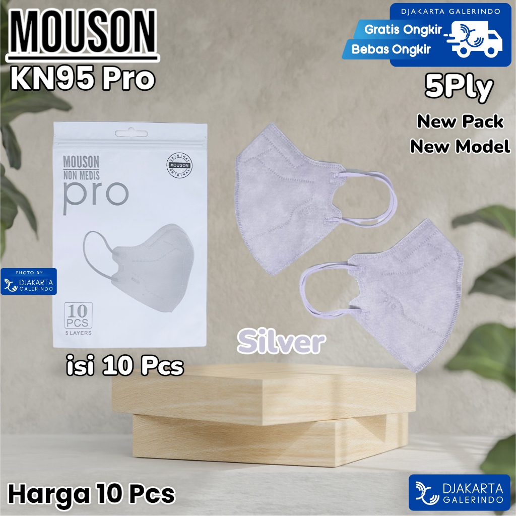 Masker Mouson KN95 Pro 5Ply Original isi 10Pcs