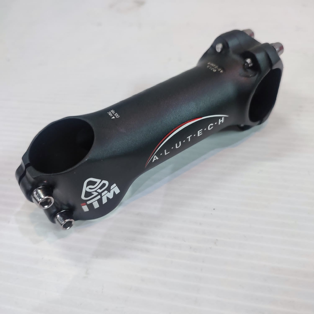 Stem ITM Alutech 31.8mm 100mm Alloy Original Stem Sepeda Mtb Roadbike Road Gravel Hybrid Citybike
