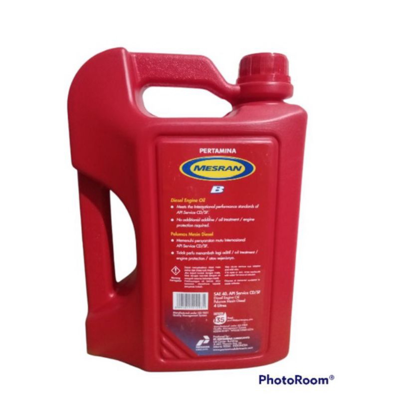 Oli Mesran B40 4Liter Oli Mesin Diesel SAE 40 API Service CD/SF