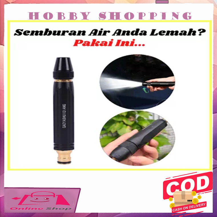 Paket Lengkap Selang Air 5/8 Inch Alat Cuci Motor Selang Air Serat Benang Hijau Semprotan Air Kuningan - Selang Semprotan Air Kuningan Cuci Motor