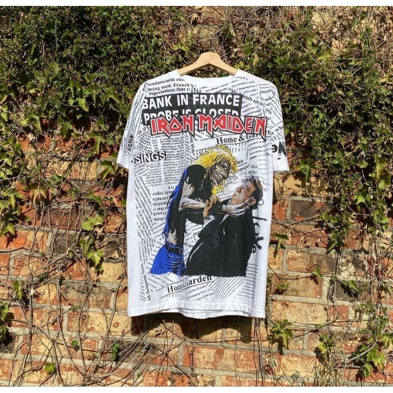 IRON MAIDEN ALL OVER PRINT NEWSPAPER