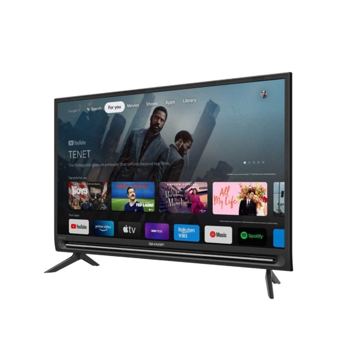 Led Tv Sharp 32 inch 32inch 2T-C32EG1I 32EG 32EG1I Android Smart Digital Google TV Assistent