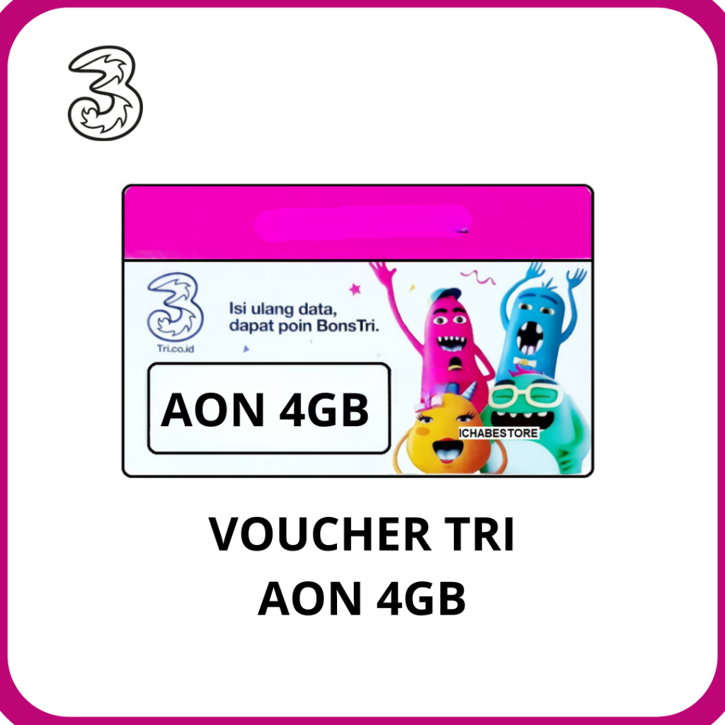 Voucher Tri AON4 12gb unli ytb