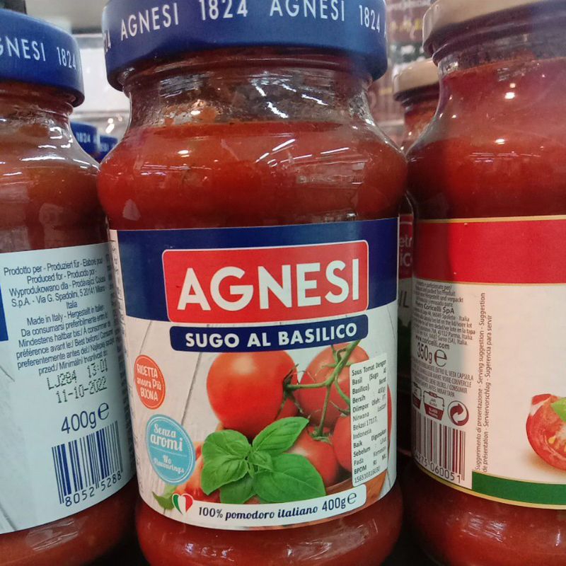 

agnesi sugo Al basilico