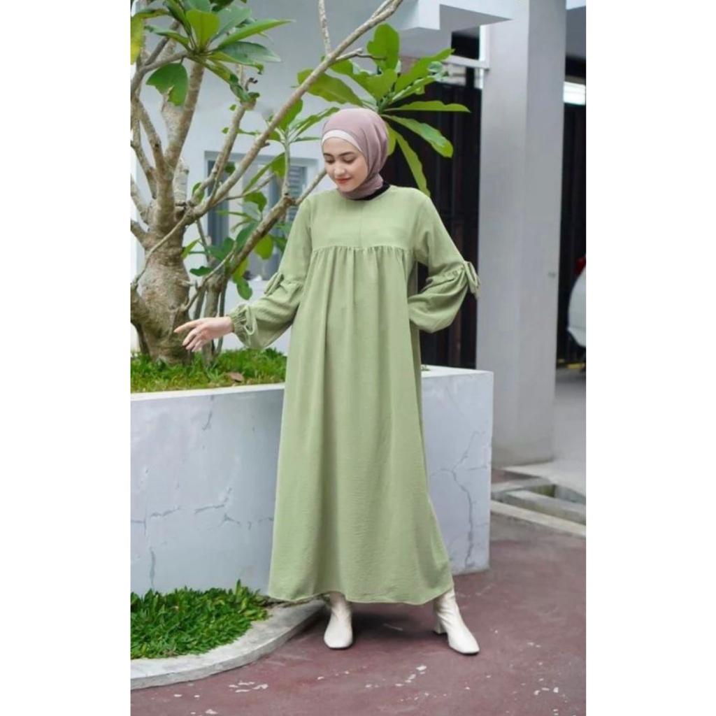 Dress Gamis Aida Moscrepe Premium