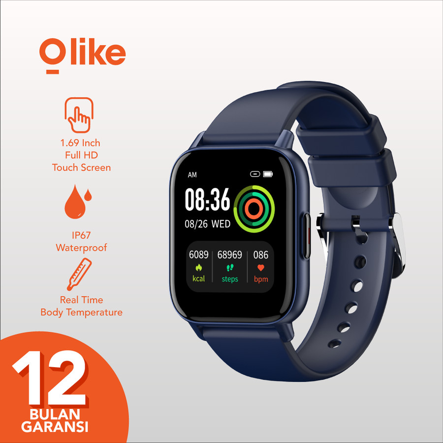 Olike W12 Smartwatch Horizon HD Full Touch Screen Real Time Smart Band