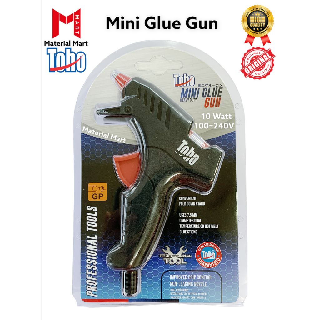 Mini Glue Gun TOHO | Tembakan Lem Tembak Bakar Lilin Batang | Material Mart