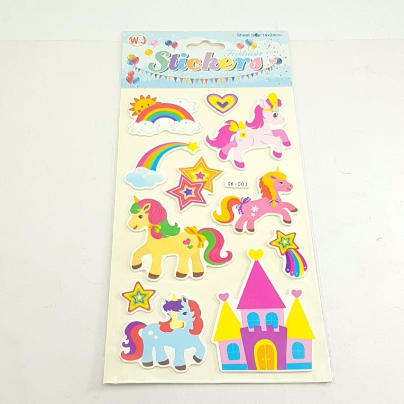 

Sticker Sponge Motif Unicorn XK-003