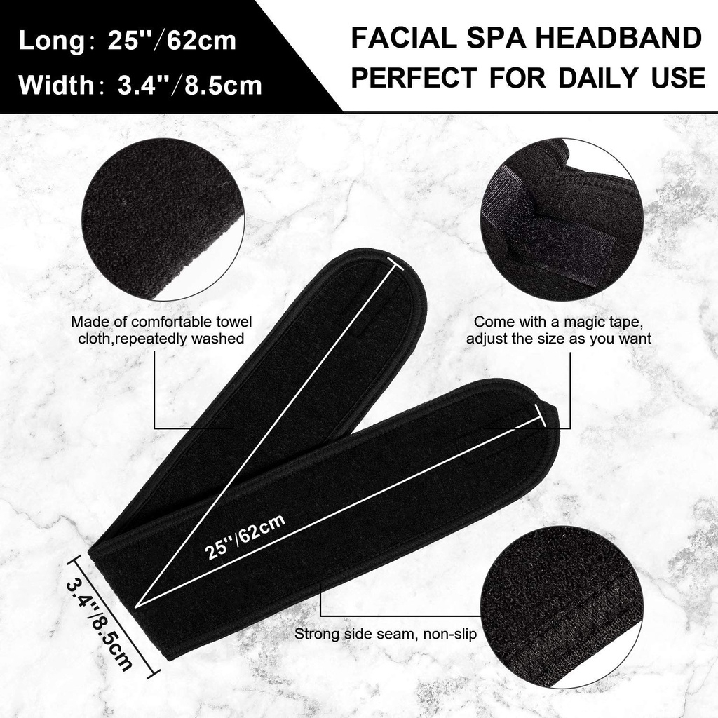 Bandana Bando Penahan Poni Untuk Cuci Muka Masker Make-Up / Facial Headband Serbaguna