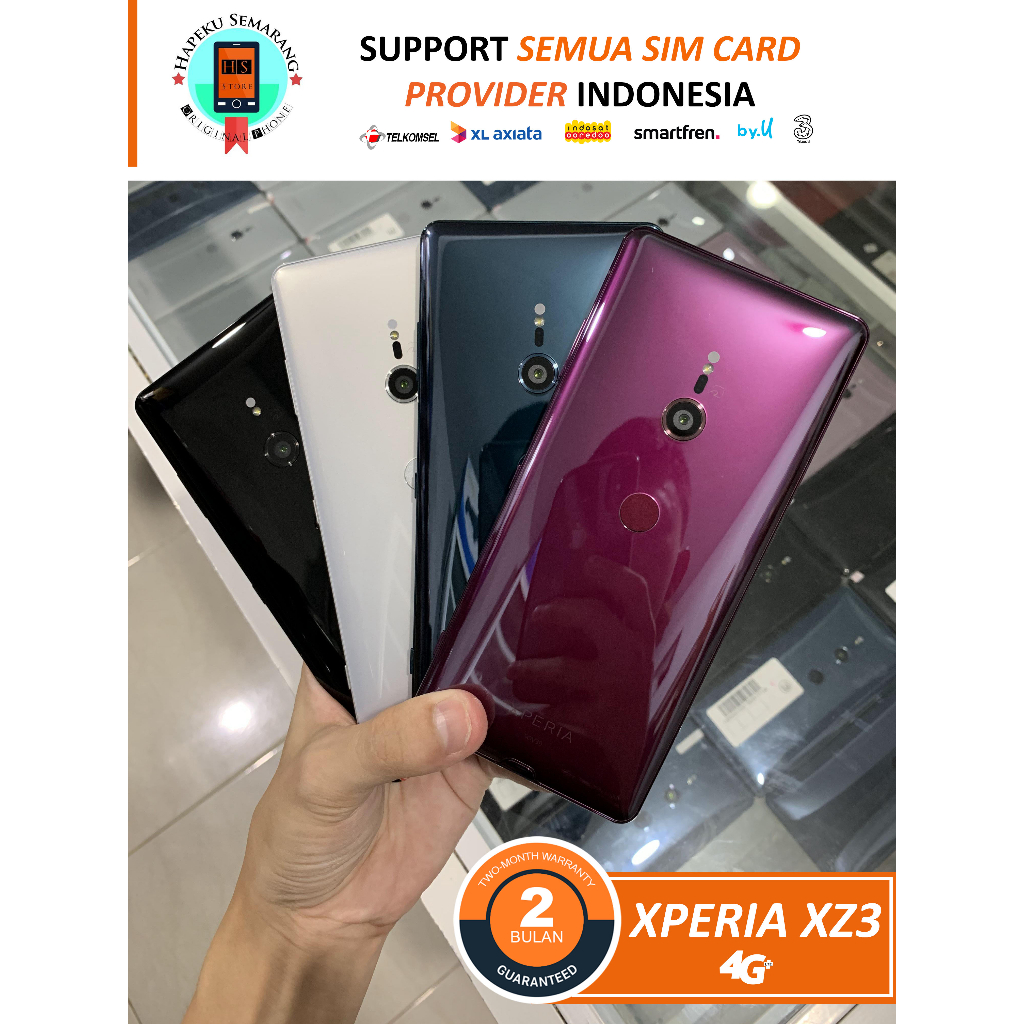 Sony Xperia XZ3 Super Mulus Like New Istimewa Bergaransi ALL OPERATOR INDONESIA