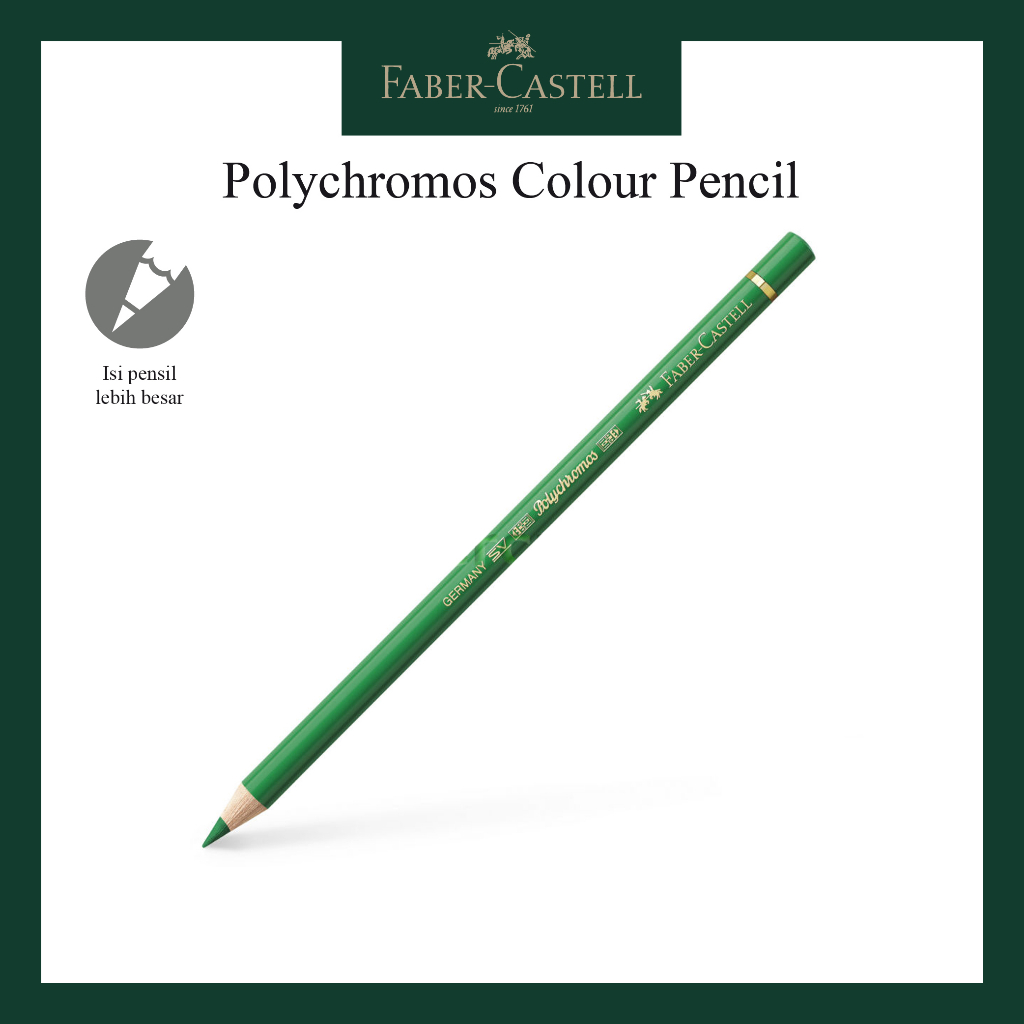 

Pensil Polychromos Faber Castell Emerald Green 110163