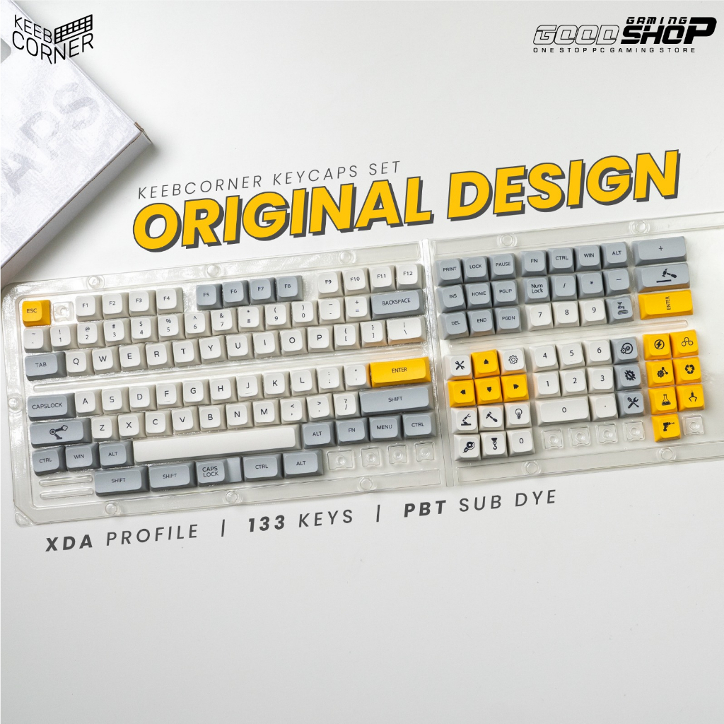 KC Keycaps Original Design XDA 133 Keys