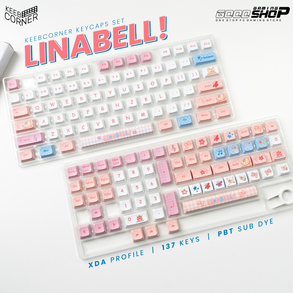 KC Keycaps LinaBell XDA 137 Keys