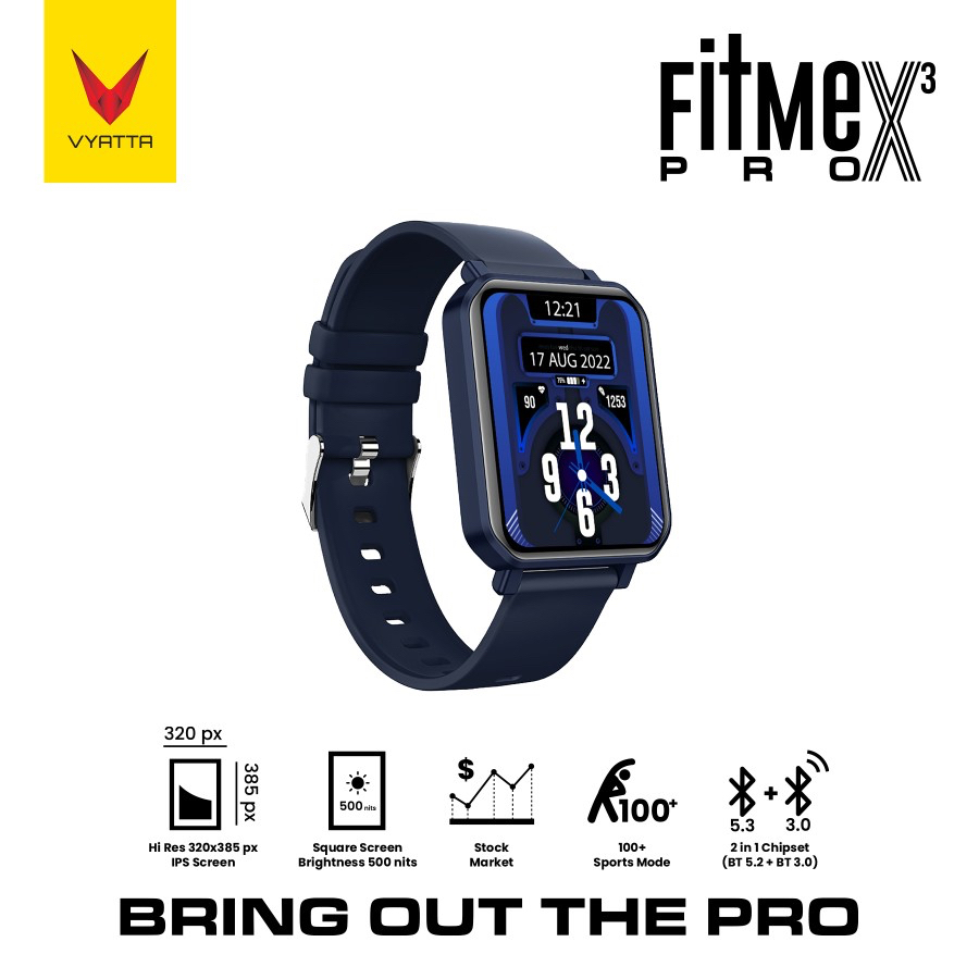 VYATTA FITME PRO X3 SMARTWATCH LARGE IPS SCREEN 1.91&quot; 100+ SPORT MODE