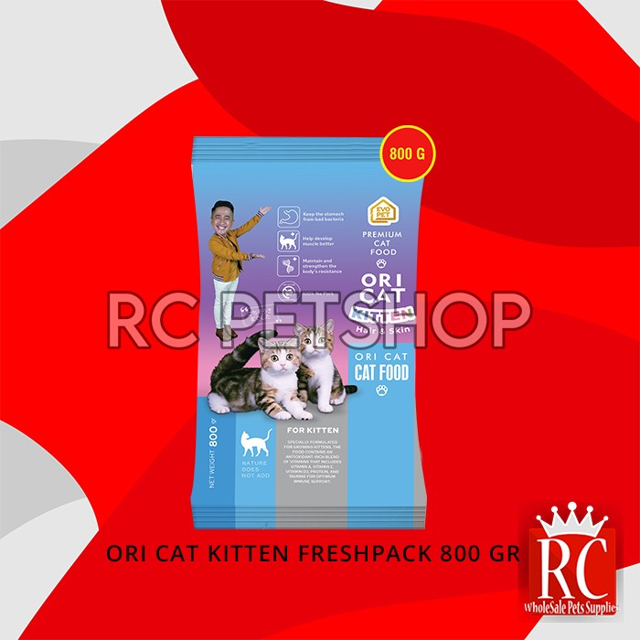 Makanan Kucing Ori Cat Food Adult Kitten Dewasa Freshpack 800 Gram