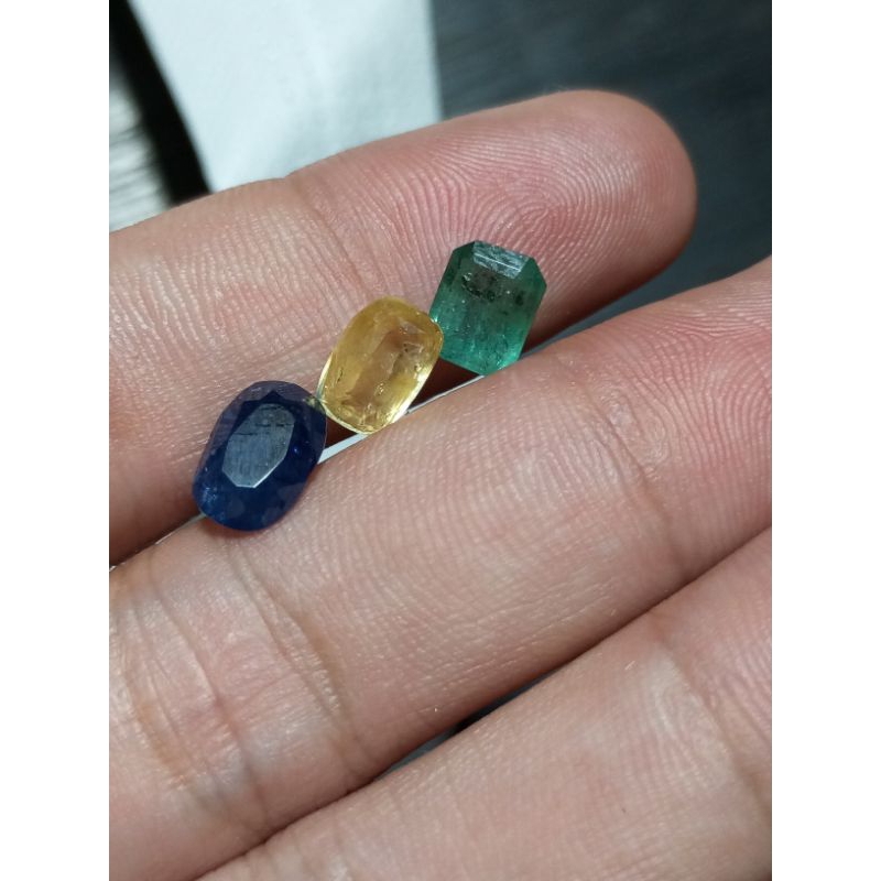 zamrud yelow safir blue safir origin srilanka borongan