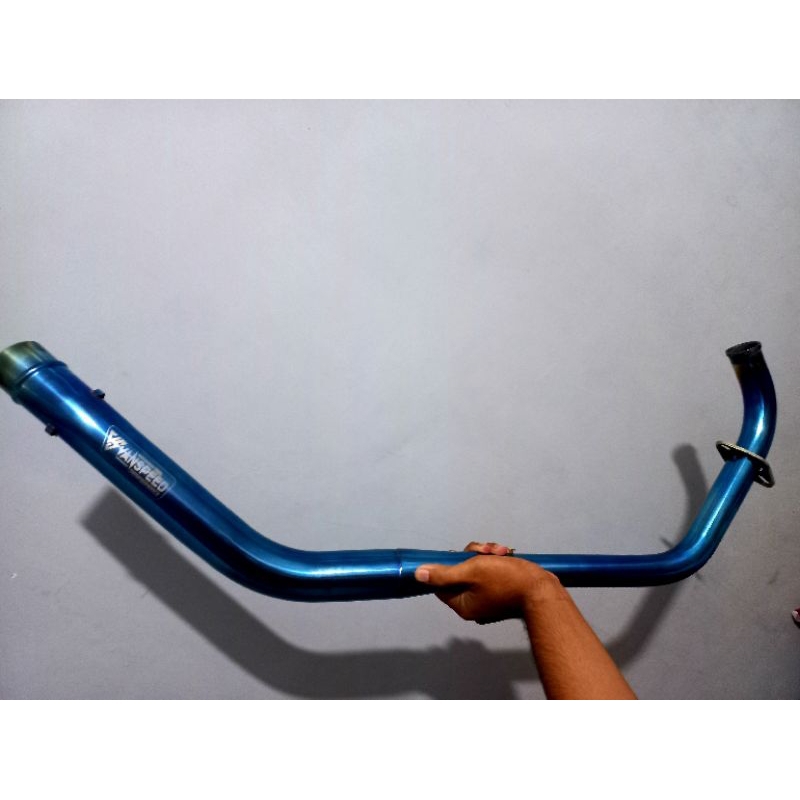 Header blue bending all sport 150cc. R15/cbr150/gsx150