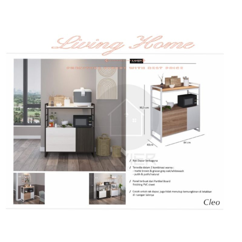 Rak Dapur Serbaguna Xavier Type Cleo