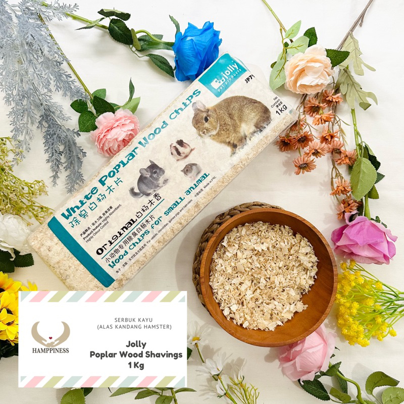 Serbuk Kayu / Poplar Wood Shavings / Jolly White Poplar 1 kg