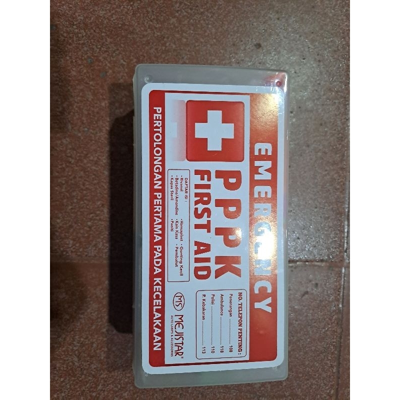 kotak obat p3k meiji star Pppk