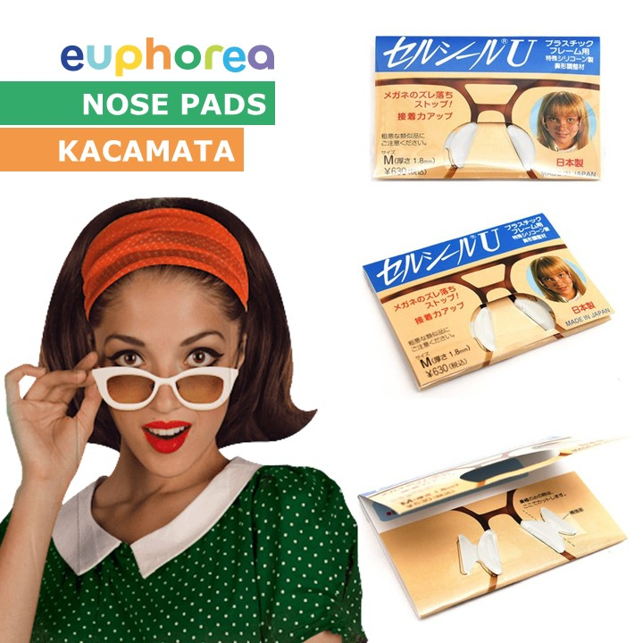 Nosepad Kacamata Tempel | Penyangga Hidung Nosepad Kacamata | Nosepad Kacamata Anti Mlorot | Nosepad