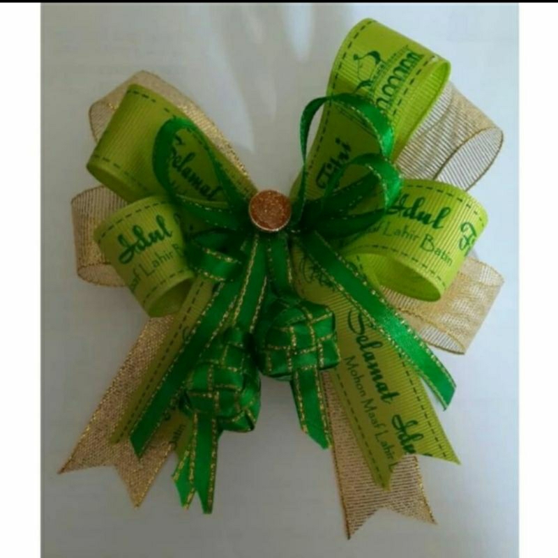 

Ketupat Pita Hias Lebaran / Dekorasi Lebaran / Pita Lebaran / Hiasan Idul Fitri / Pita Idul Fitri - PO11