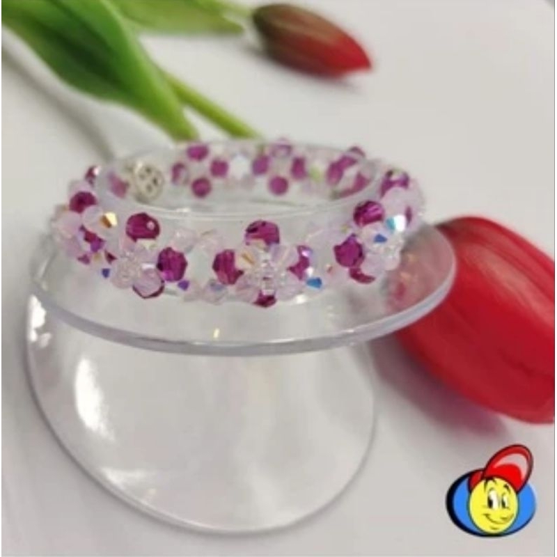 Gelang Swarovski CBG09 Perhiasan Manik Kristal Crystal Swarovski