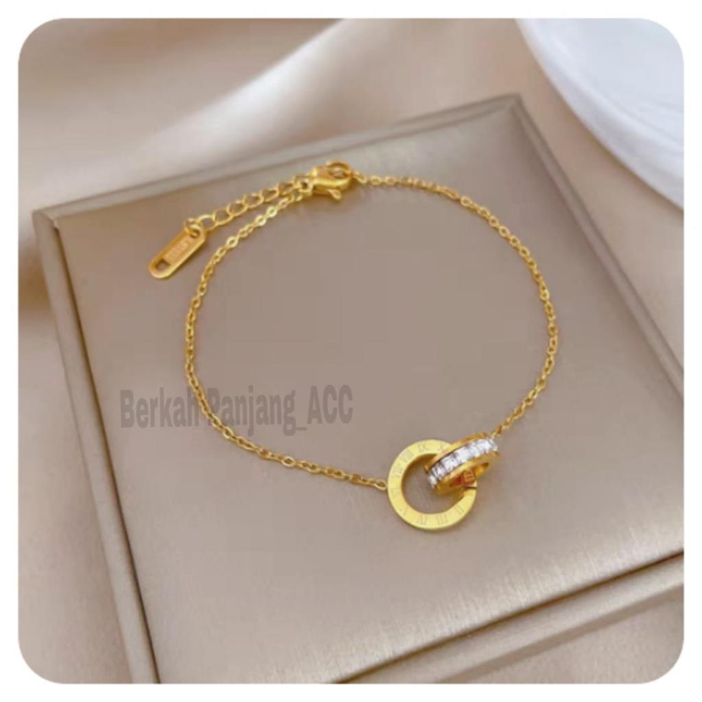 SET KALUNG TITANIUM RING RMWI MATA FASHIONABLE perhiasan super berkelas fashion korea anti karat dan anti luntur