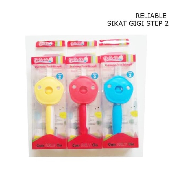 Sikat Gigi Bayi 2 Fungsi Merk RELIABLE (Sikat Gigi &amp; Sikat Lidah) SY77