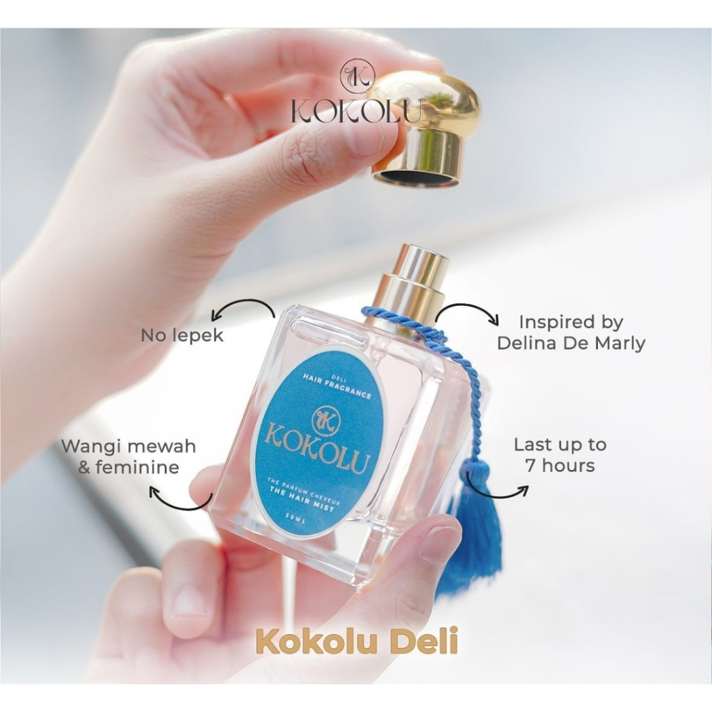 KOKOLU Hair Parfume Deli | Hair Parfume Madame | Hair Mist | Parfum Rambut | BPOM