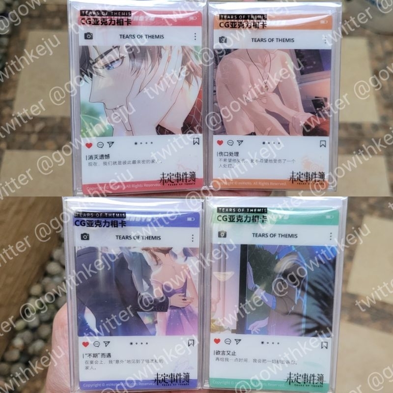 Fourth Edition Acrylic Photocard Official Tears of Themis