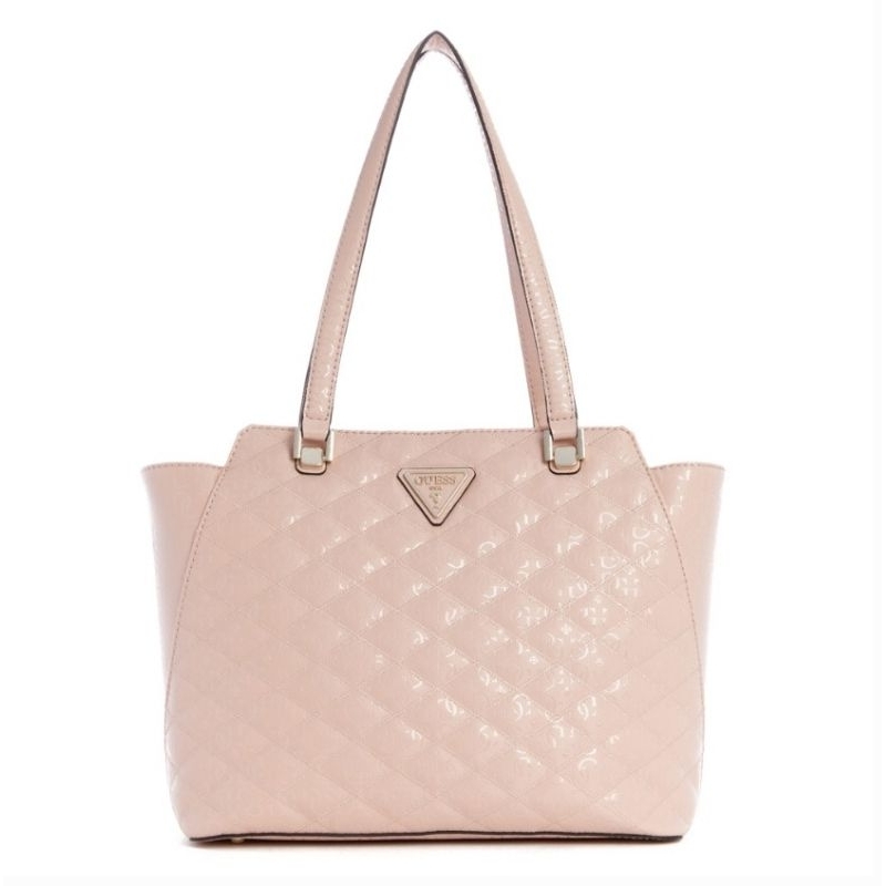 TAS GUESS ORIGINAL 100% ASTRID TOTE BAG DENGAN POM-POM BULU.