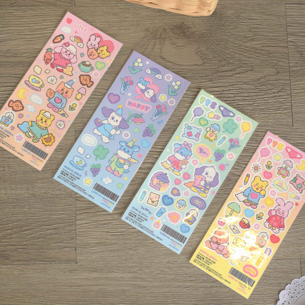 

Ppomppom Studio - Cute Character Stickers (3)